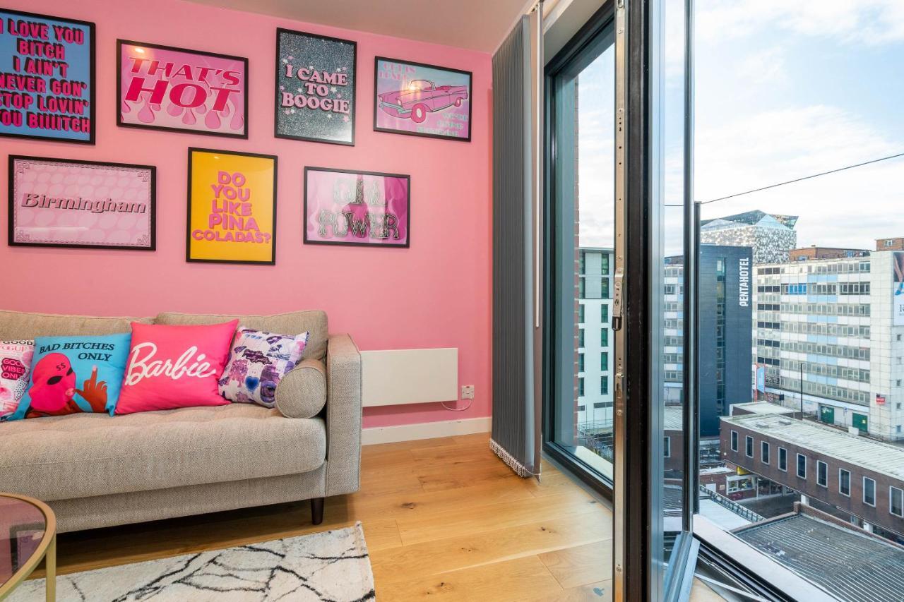 Maevela Apartments ☆ Pink Luxury Apartment With Balcony - Birmingham City Centre - 5 Min Walk From Bullring, Cube, Mailbox, New Street Station - Free Netflix & Wifi Экстерьер фото